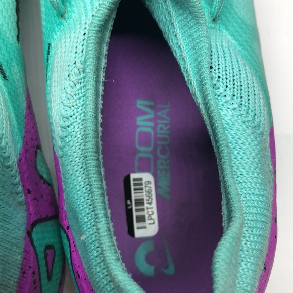 Mens Zoom Vapor 15 Pro FG Teal/Purple DJ5603-300 USED Sz 10 - Picture 9 of 15